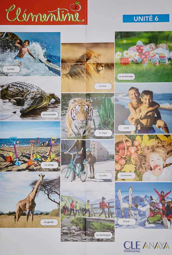 [object Object] «Pack de 6 Posters Clémentine. Niveau 2» - фото №6 - мініатюра