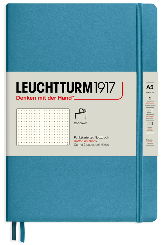  «Блокнот Leuchtturm1917 Холодний синій Крапка (362849)», бренду Leuchtturm1917 - фото №1