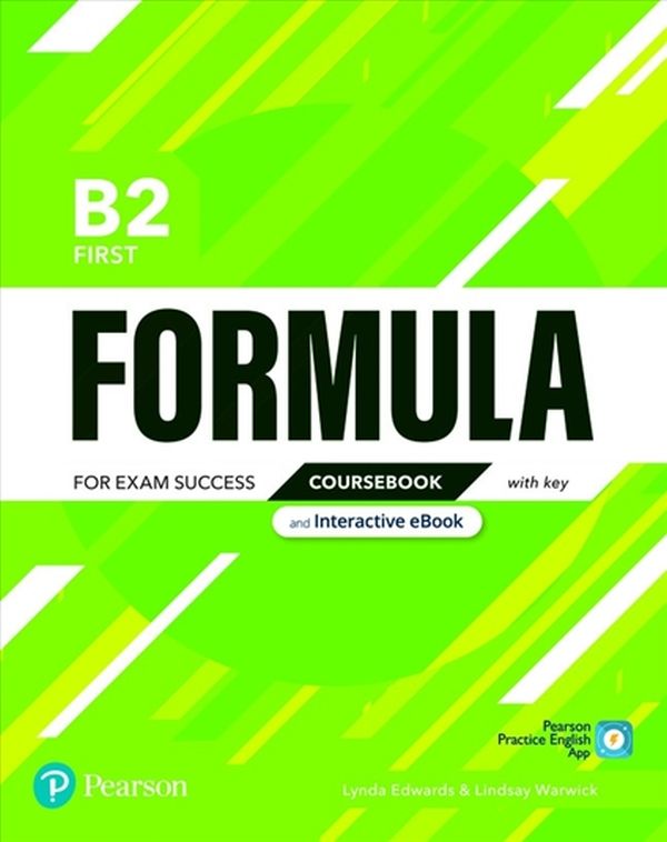[object Object] «Formula B2 First Coursebook with Key, Interactive eBook, Digital Resources and App», авторов Линда Эдвардс, Линдсей Уорвик - фото №1