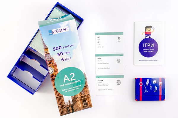 Бумажная книга «500 карток для вивчення англійської мови. A2 Pre-Intermediate» - фото №1