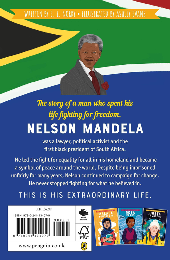 Бумажная книга «The Extraordinary Life of Nelson Mandela», автор Э. Л. Норри - фото №1