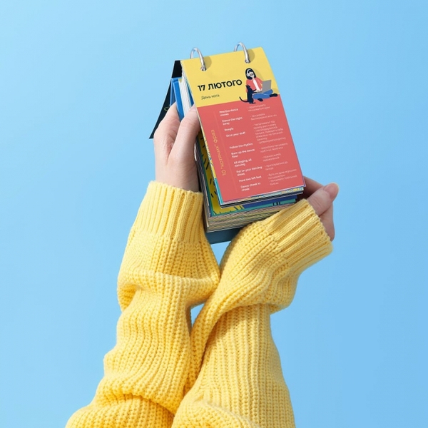  «Настільний англійський календар Gifty 10 points 2024 (AA-0143762 )», бренду Gifty - фото №1