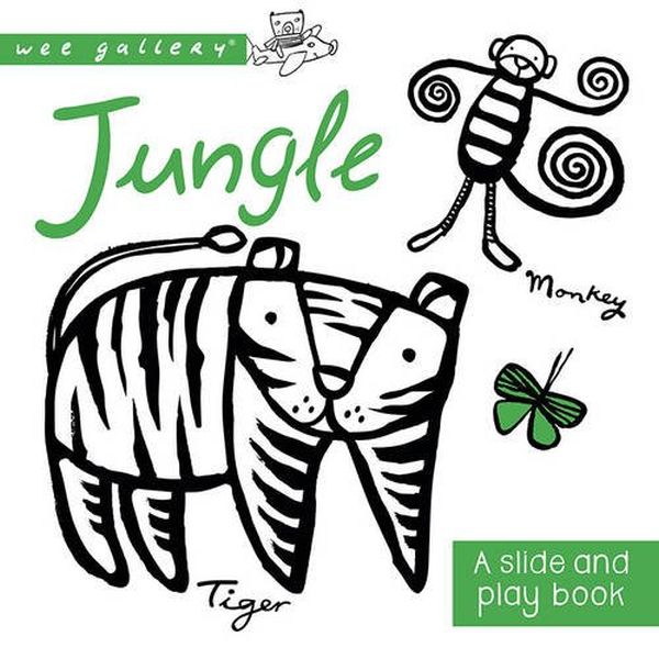 Бумажная книга «Jungle: A Slide & Play Book», автор Сурья Сайнани - фото №1