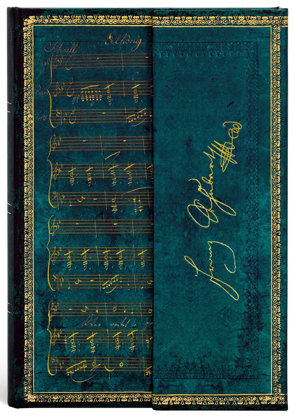  «Блокнот Paperblanks Манускрипты Шуберт Лесной царь Линейка (PB3608-1)», бренда Paperblanks - фото №1