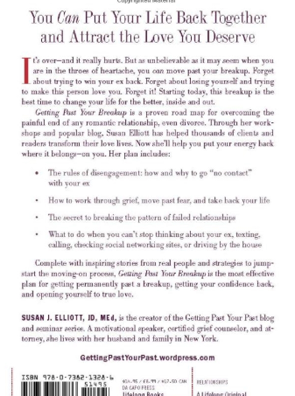 Бумажная книга «Getting Past Your Breakup: How to Turn a Devastating Loss into the Best Thing That Ever Happened to You», автор Сьюзан Эллиотт - фото №1