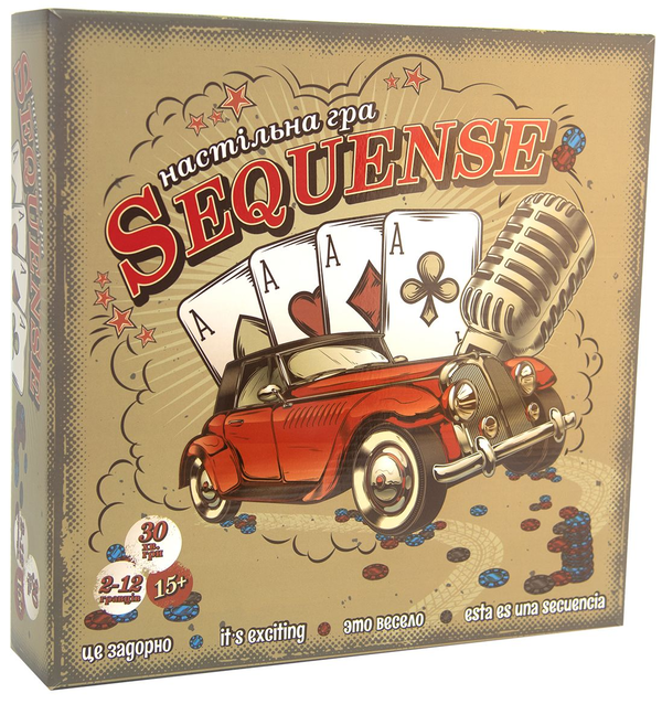  «Настольная игра Strateg Sequense (30361)», бренда Strateg - фото №1