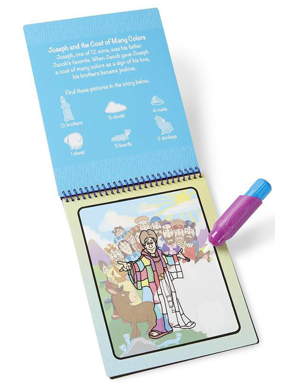  «Чарівна водна розмальовка Melissa & Doug Біблійні історії (MD9405)», бренду Melissa & Doug - фото №1