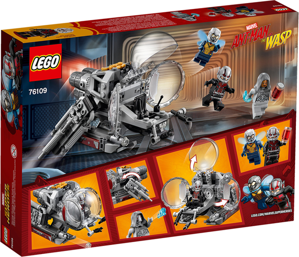  «Конструктор LEGO Super Heroes Marvel Исследователи квантового мира 200 деталей (76109)», бренда LEGO - фото №1
