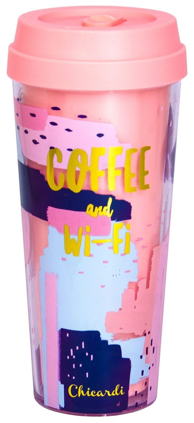  «Термочашка Chicardi Coffee and Wi-Fi 475 мл (A002503)», бренда Chicardi - фото №1