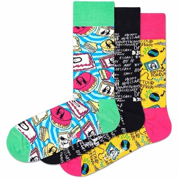 «Носки Happy Socks Steve Aoki Socks Box Set 3 пары 41-46 р (XAOK08-2000)», бренда Happy Socks - фото №1