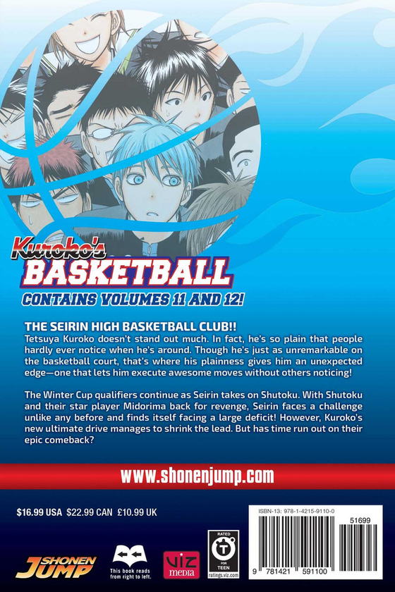 Паперова книга «Kuroko's Basketball. 2 in 1 Edition. Volume 6», автор Тадатоші Фуджімакі - фото №1