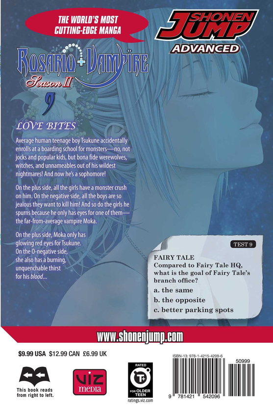 Бумажная книга «Rosario+Vampire. Season II. Volume 9», автор Акихиса Икэда - фото №1