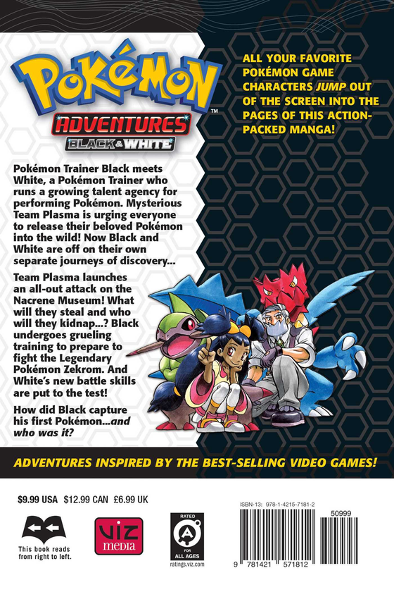 Паперова книга «Pokemon Adventures. Black and White. Volume 6», автор Хiденорi Кусака - фото №1