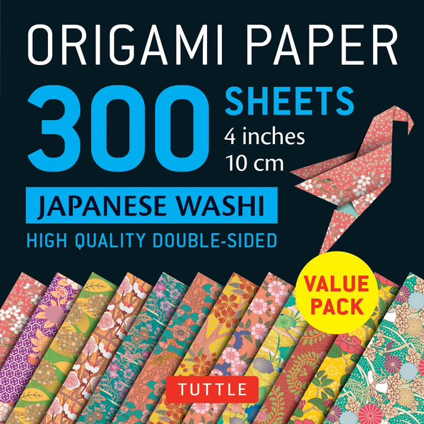 Паперова книга «Origami Paper. 300 sheets. Japanese Washi Patterns. 10 cm» - фото №1