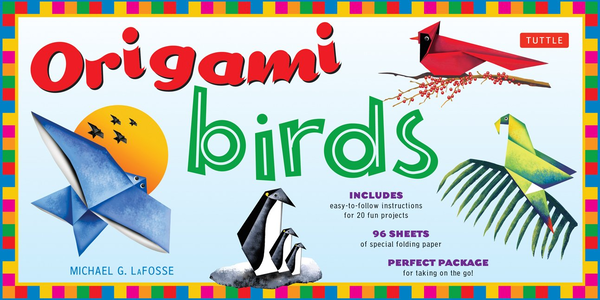 Бумажная книга «Origami Birds Folded Kit», автор Майкл Г. Лафосс - фото №1