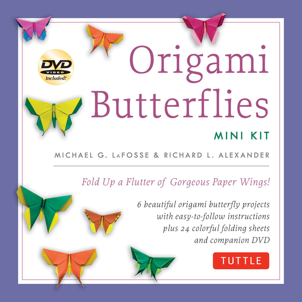 Паперова книга «Origami Butterflies Mini Kit», авторів Майкл Г. Лафосс, Річард Л. Олександр - фото №1