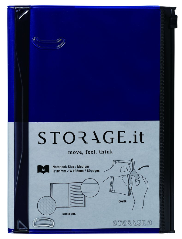 «Блокнот Storage.it М Темно-синий (STI-NB45-C)», бренда Storage.it - фото №1