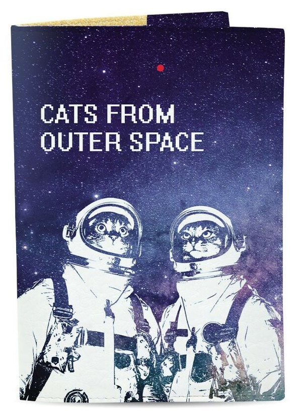  «Обложка для паспорта Just Cover Cats from outer space (4823087003858)», бренда Just Cover - фото №1