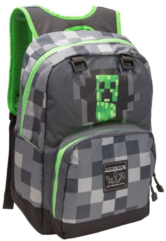  «Рюкзак JINX Minecraft Creepy Creeper (JINX-7652DGR)», бренда JINX - фото №1