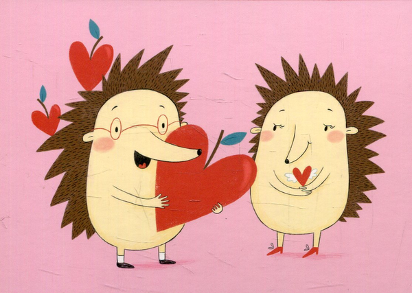 Листівка Dobra Lystivka Їжачкова любов