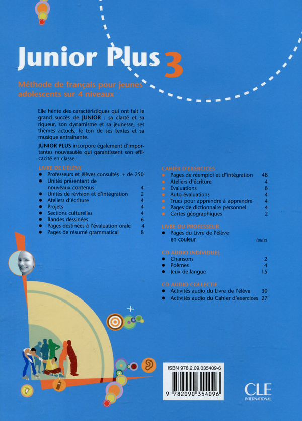 Паперова книга «Junior Plus 3 Cahier d'exercices», авторів Мішель Буцбах, Інмакулада Сарасібар, Кармен Мартін, Долорес Пастор - фото №1