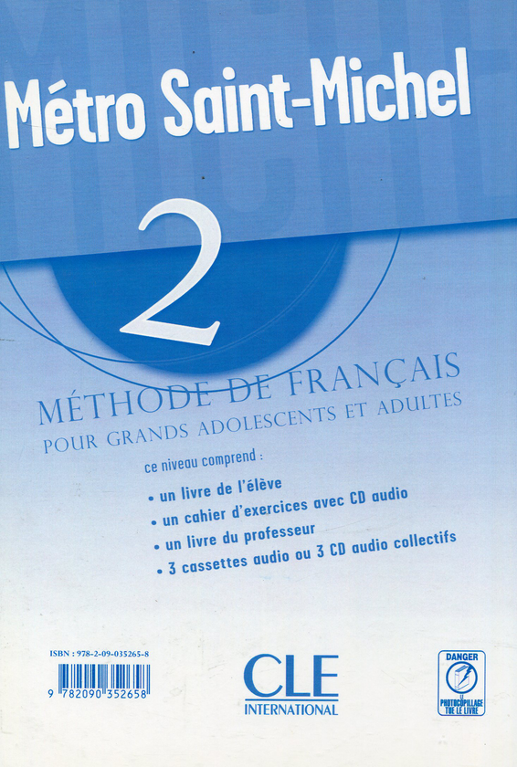 Бумажная книга «Métro Saint Michel 2 - Livre du professeur», авторов Энни Моннери-Гоарин, Силви Шмитт, Стефани Сайнтеной, Беатрис Сарваш - фото №1
