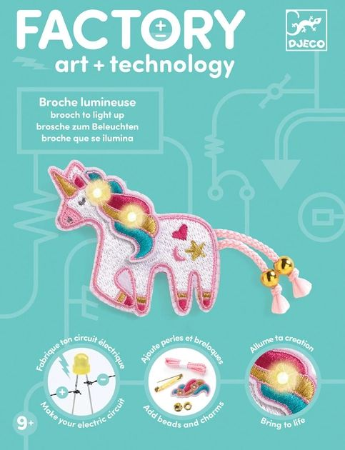  «Набір для творчості Djeco Брошка Sweet Unicorn (DJ09321)», бренда Djeco - фото №1