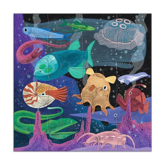  «Пазл Mudpuppy Depths of the Seas Magnetic Puzzle», бренда Mudpuppy - фото №1