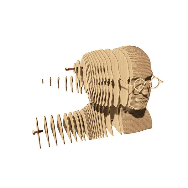  «Картонний конструктор Cartonic 3D Puzzle Steve Jobs», бренду Cartonic - фото №1