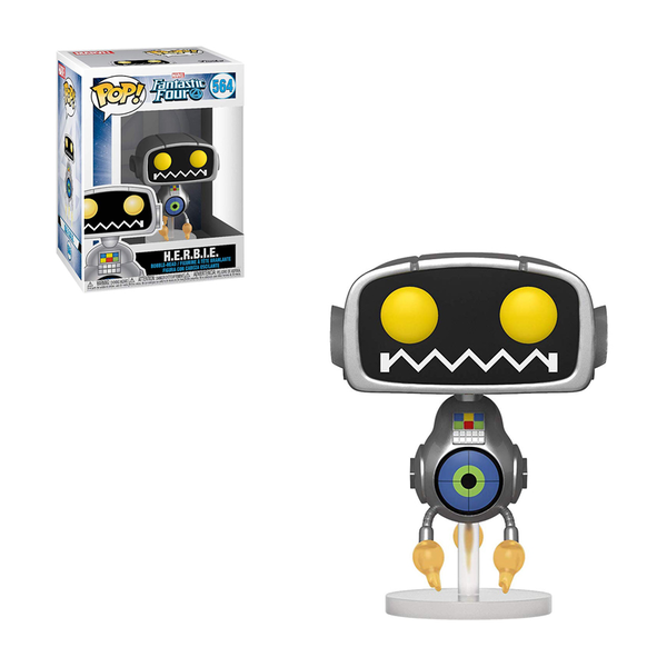  «Коллекционная фигурка Funko Pop! Fantastic Four H.E.R.B.I.E. (44993)», бренда Funko Pop - фото №1