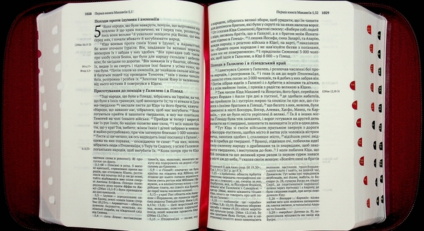 Бумажная книга «Святе Письмо (Єрусалимська Біблія, замок, індекси)» - фото №1