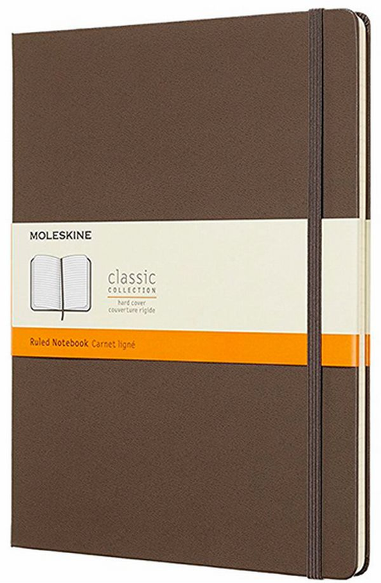  «Блокнот Moleskine Classic большой линия коричневый (QP090P14)», бренда Moleskine - фото №1