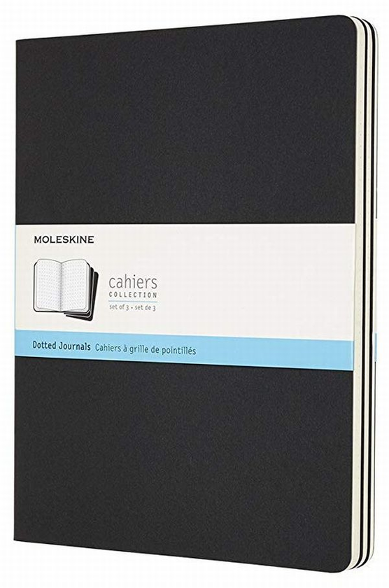 undefined «Набор записных книг Moleskine Cahier в точку 3 шт черный (8058341719220)», бренда Moleskine - фото №1