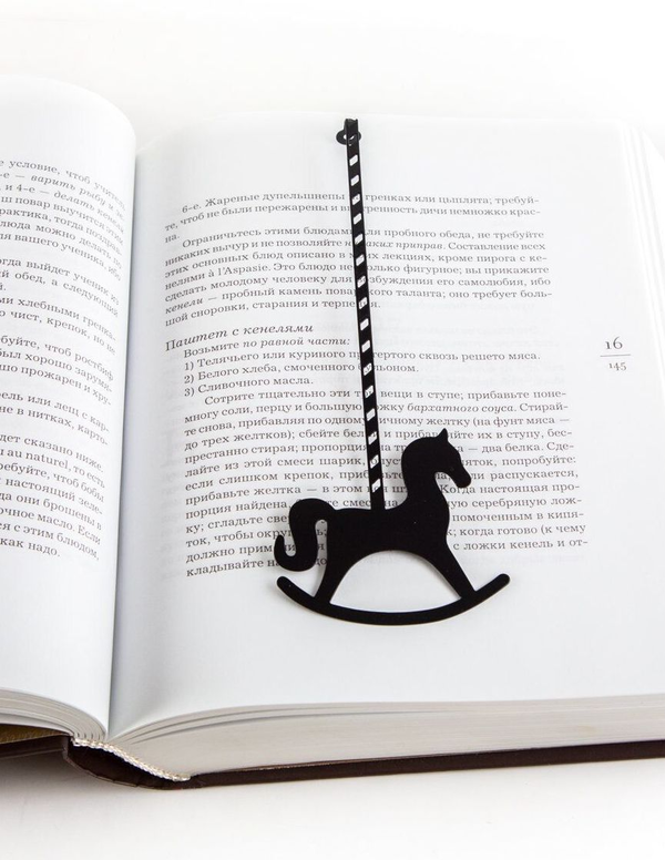  «Закладка для книг Atelier Article Конячка-качалка (2034560073798)», бренда Atelier Article - фото №1