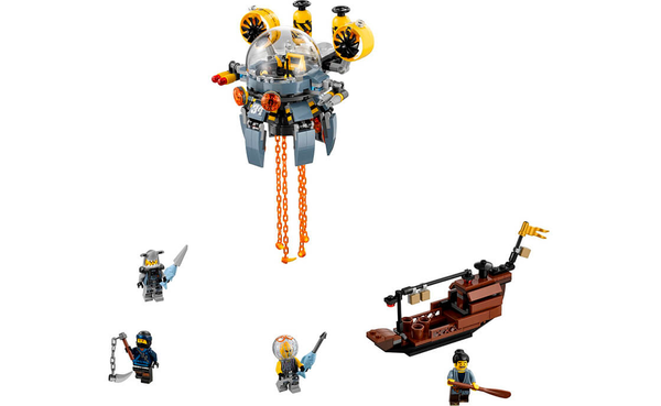  «Конструктор LEGO Ninjago Летающая подводная лодка (70610)», бренда LEGO - фото №1