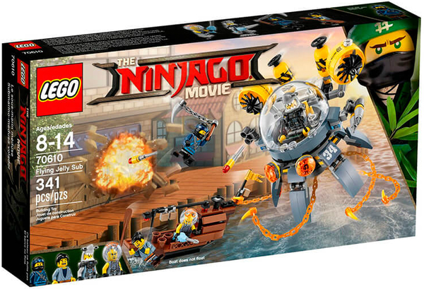  «Конструктор LEGO Ninjago Летающая подводная лодка (70610)», бренда LEGO - фото №1