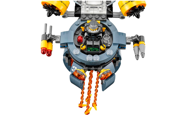  «Конструктор LEGO Ninjago Летающая подводная лодка (70610)», бренда LEGO - фото №1