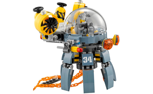  «Конструктор LEGO Ninjago Летающая подводная лодка (70610)», бренда LEGO - фото №1