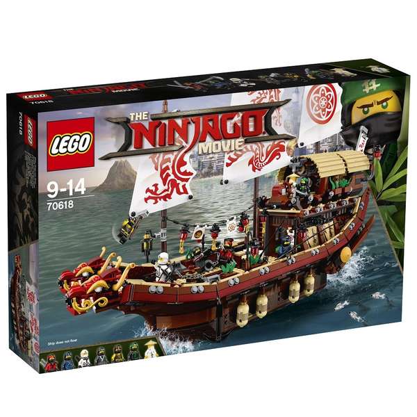 Конструктор LEGO Ninjago Літальний корабель Майстра Ву (70618