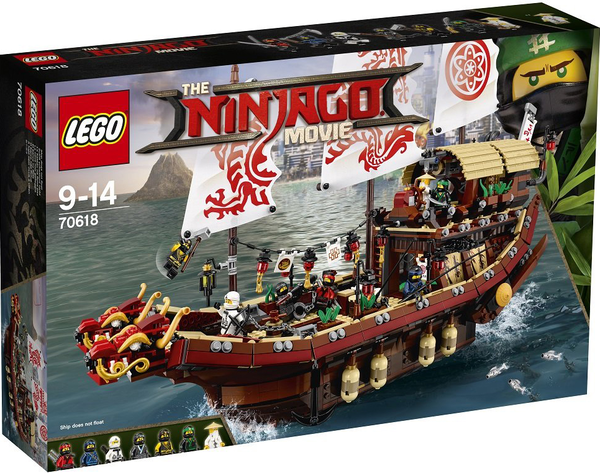 Конструктор LEGO Ninjago Літальний корабель Майстра Ву (70618