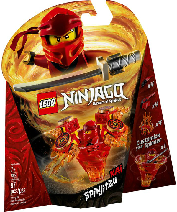  «Конструктор LEGO Ninjago Спин-джитсу Кай 97 деталей (70659)», бренда LEGO - фото №1