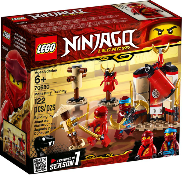  «Конструктор LEGO Ninjago Тренировка в монастыре 122 детали (70680)», бренда LEGO - фото №1