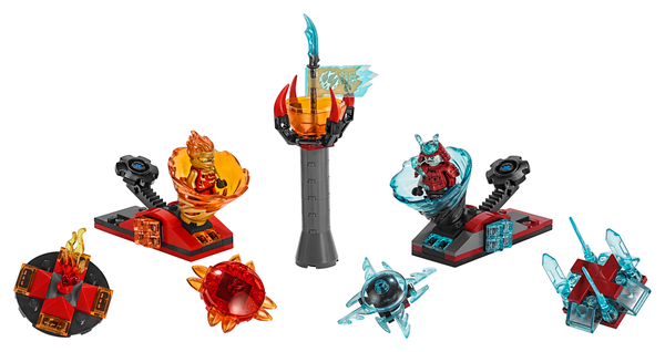  «Конструктор LEGO Ninjago Бой мастеров кружитцу - Кай против Самурая (70684)», бренда LEGO - фото №1