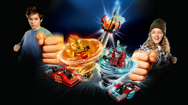  «Конструктор LEGO Ninjago Бой мастеров кружитцу - Кай против Самурая (70684)», бренда LEGO - фото №1