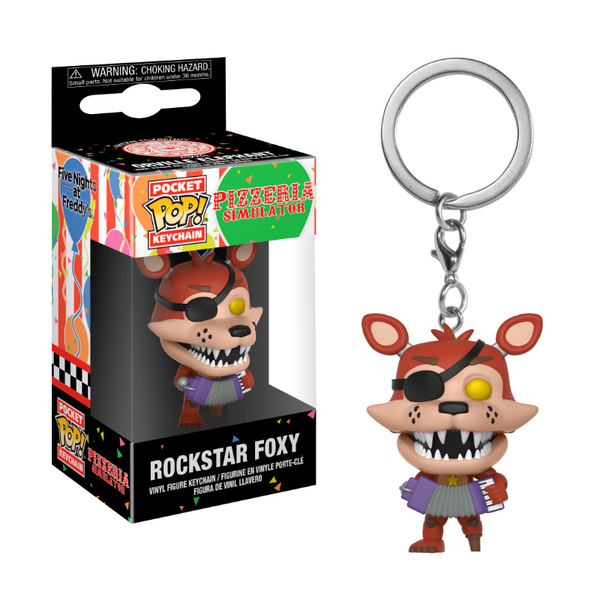 «Брелок Funko POP! Five Nights at Freddy's Rockstar Foxy (FK32154)», бренда Funko Pop - фото №1