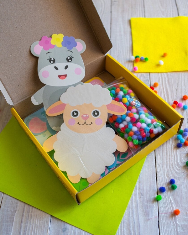 Бумажная книга «Великий набір для творчості. Pompon Art. Дракончик» - фото №1