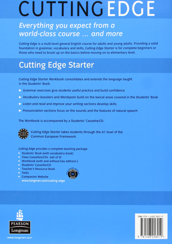 [object Object] «Cutting Edge Starter Workbook With Key», авторів Кріс Редстон, Пітер Моор - фото №2 - мініатюра