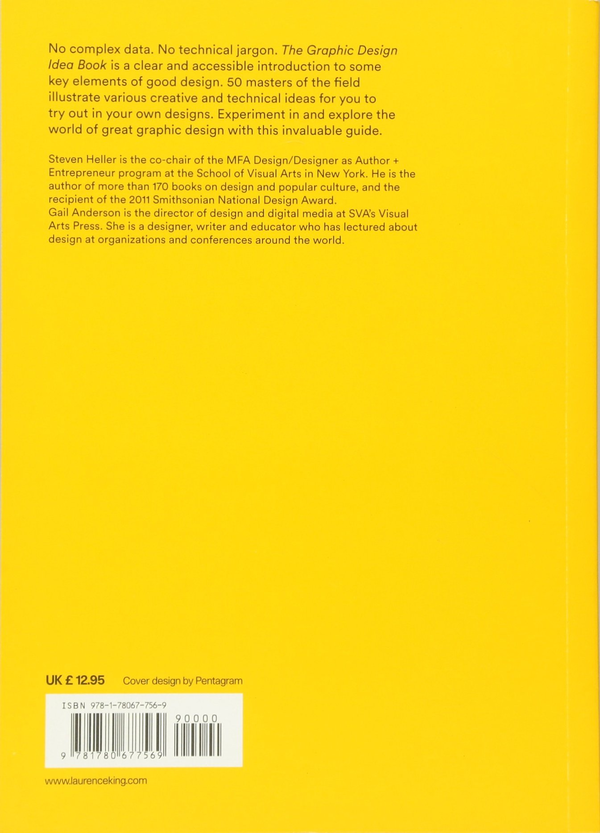 Паперова книга «The Graphic Design Idea Book», автор Стівен Хеллер - фото №1