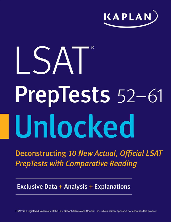 Бумажная книга «LSAT PrepTests 52-61 Unlocked : Exclusive Data + Analysis + Explanations» - фото №1