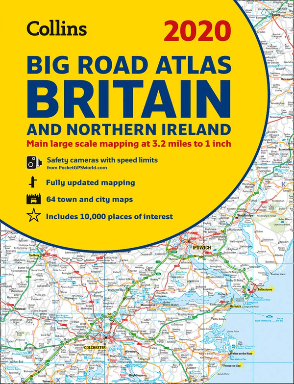 Бумажная книга «2020 Collins Big Road Atlas Britain and Northern Ireland» - фото №1